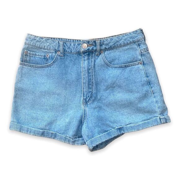 Forever 21 Shorts Light Wash Denim High Waist Cuffed - Picture 8 of 8